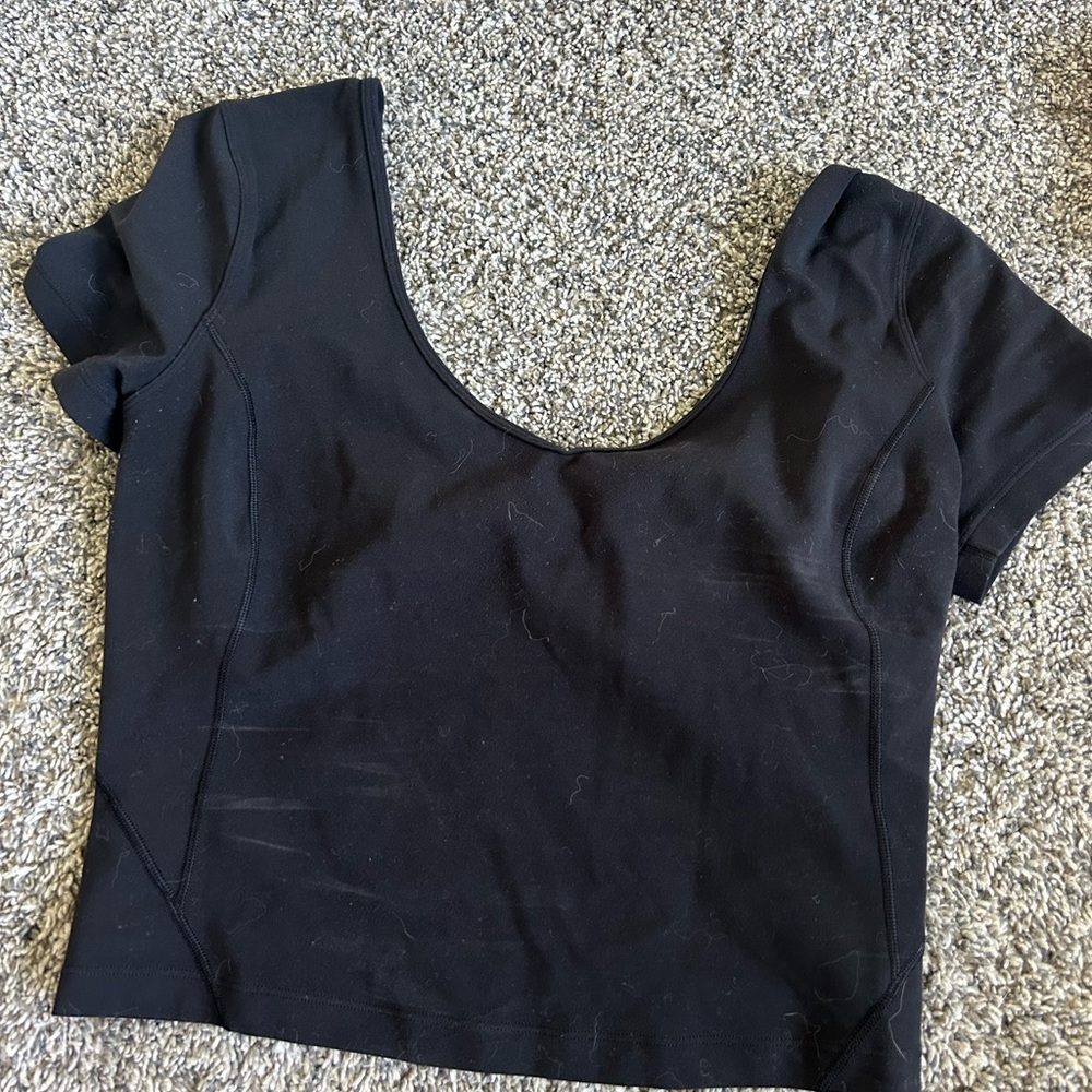 lululemon athletica Black Bodysuit Top
